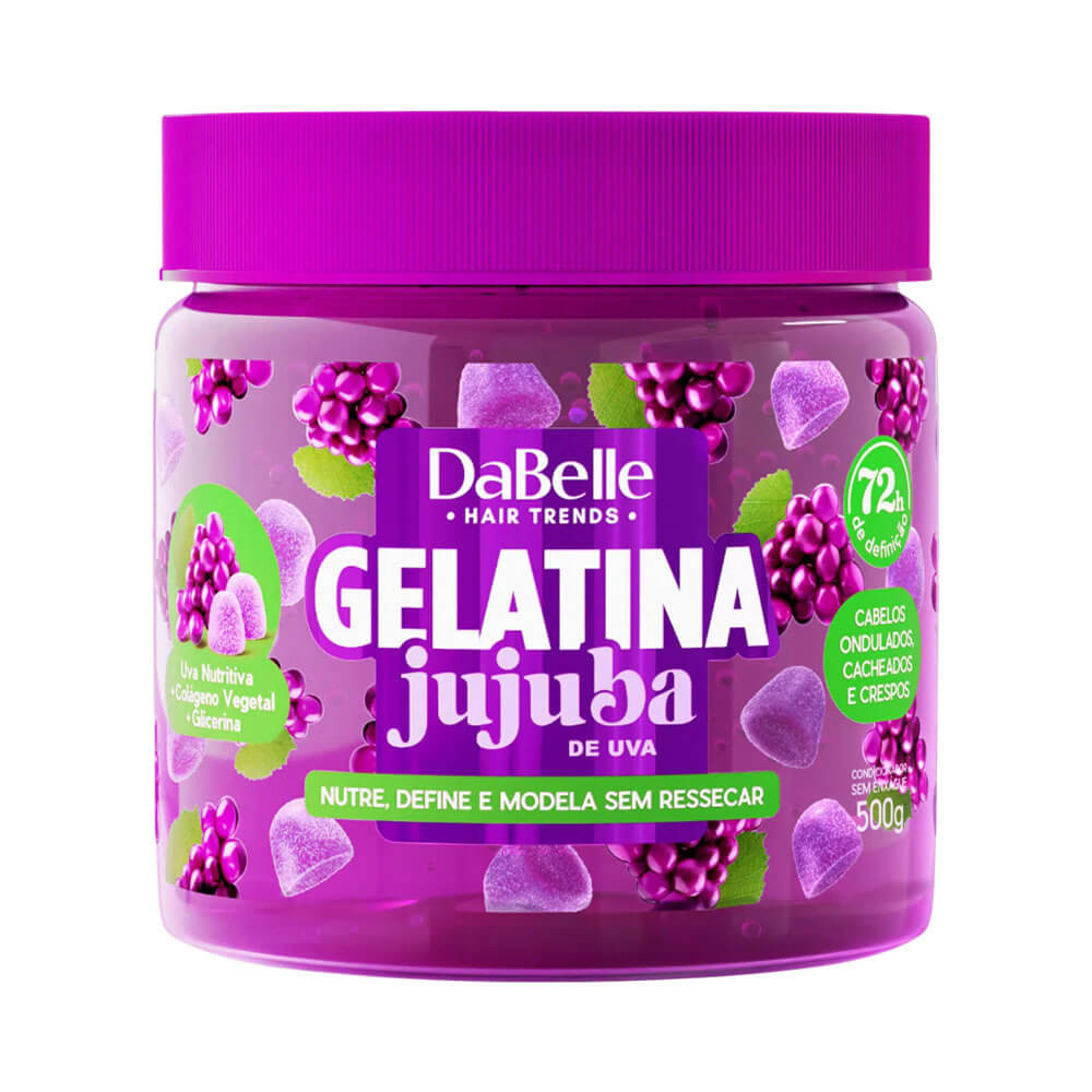 Gelatina Dabelle Jujuba de Uva 500g em Oferta na Shopee