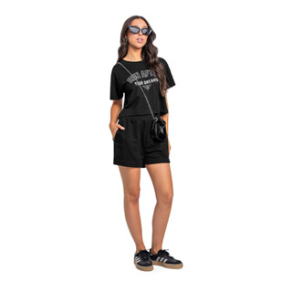 Conjunto com Blusa e Short Juvenil Gloss em Oferta na Shopee
