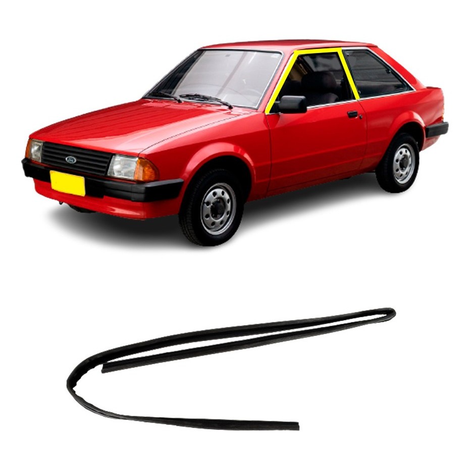 Borracha Vidro Canaleta Escort Verona Apollo Até 1992 Le