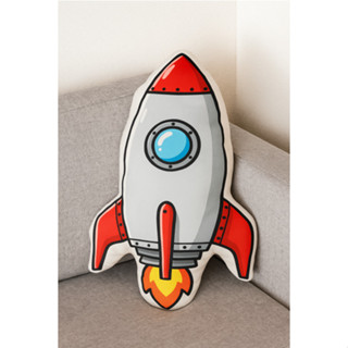Almofada Decorativa Foguete Cheia - Coleção Universo em Oferta na Shopee