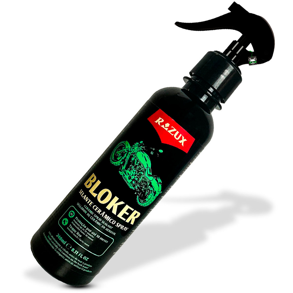 Selante Cerâmico Spray Moto Bloker 240ml Pintura Fosca Brilhante Proteção Sio2 Vonixx em Oferta na Shopee