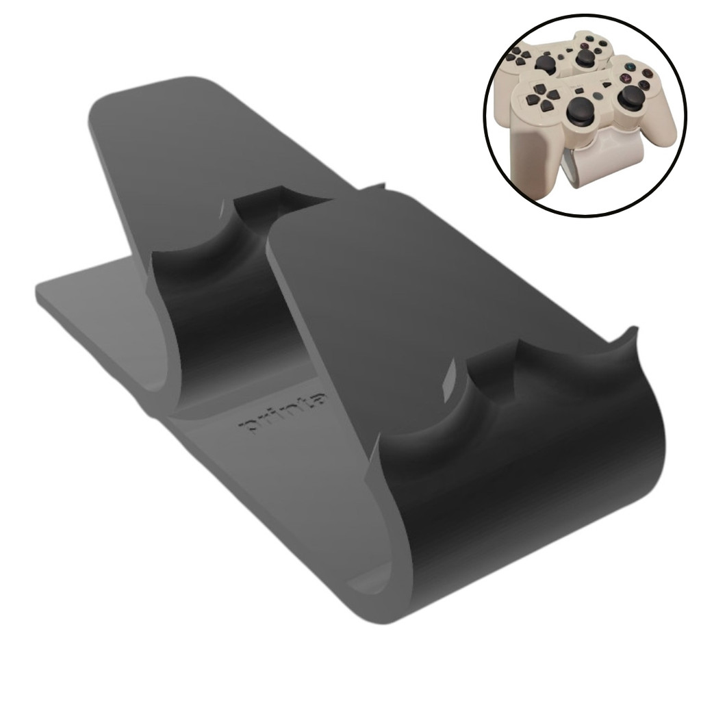 Suporte Stand Base Para 2 Controles Para Ps3