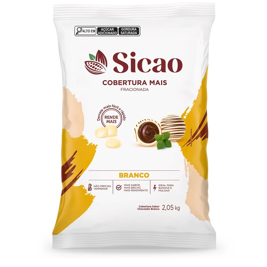 COBERTURA FRACIONADA GOTAS SICAO MAIS 2,05Kg - BRANCO