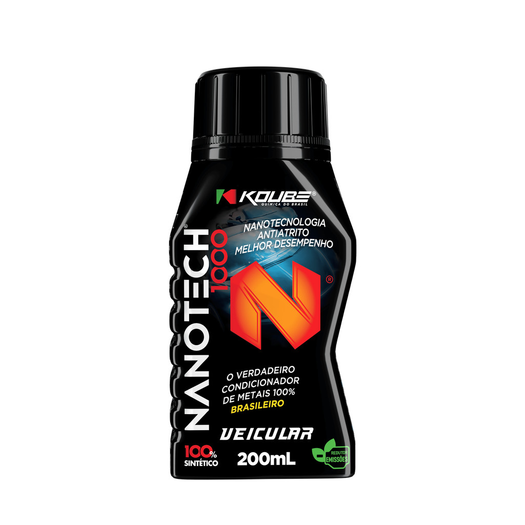 Nanotech 1000 Koube Condicionador de Metais Redução de Atrito e Prolongamento da Vida Útil dos Motores