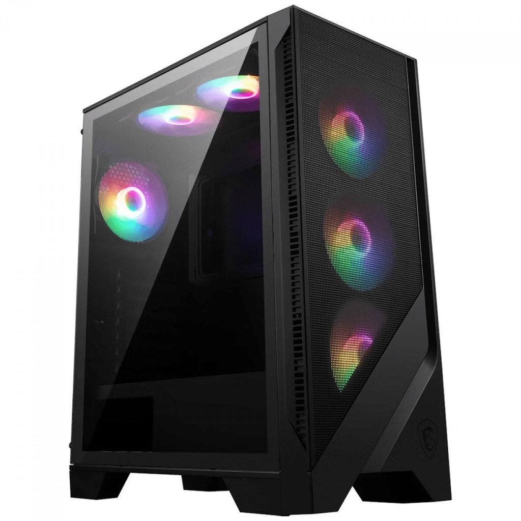 Gabinete Gamer MSI MAG Forge 120A AirFlow, Mid Tower, Vidro, ATX, Com 6 fans, MAG FORGE 120A AIRFL