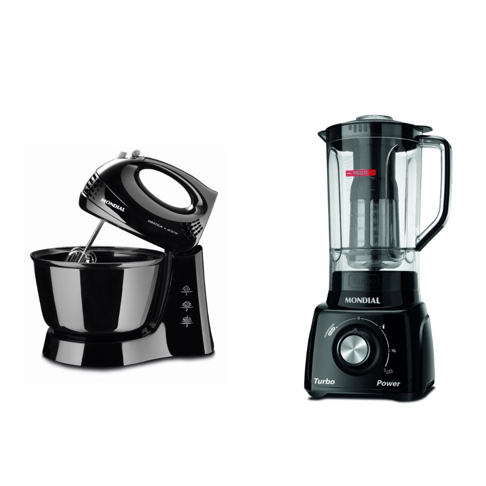 Kit Mondial Batedeira B-44 e Liquidificador L-99