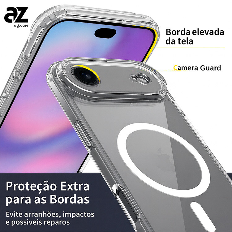 Detalhes do Capa Capinha Anti Impacto Az Magsafe Pro Para iPhone 17 Air