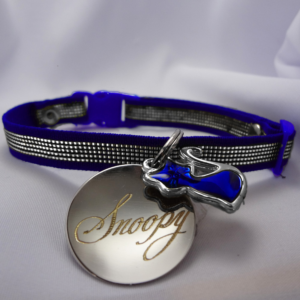 Coleira para Gatos Yoo Pets com Ajuste e Plaquinha de Identificação Nome e Telefone em Oferta na Shopee