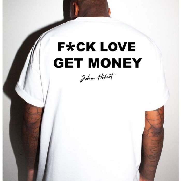 Camiseta Camisa  Oversized  Regata  cavada  100% Algodão estampada Anti Otário Me dê Dinheiro StreetWear
