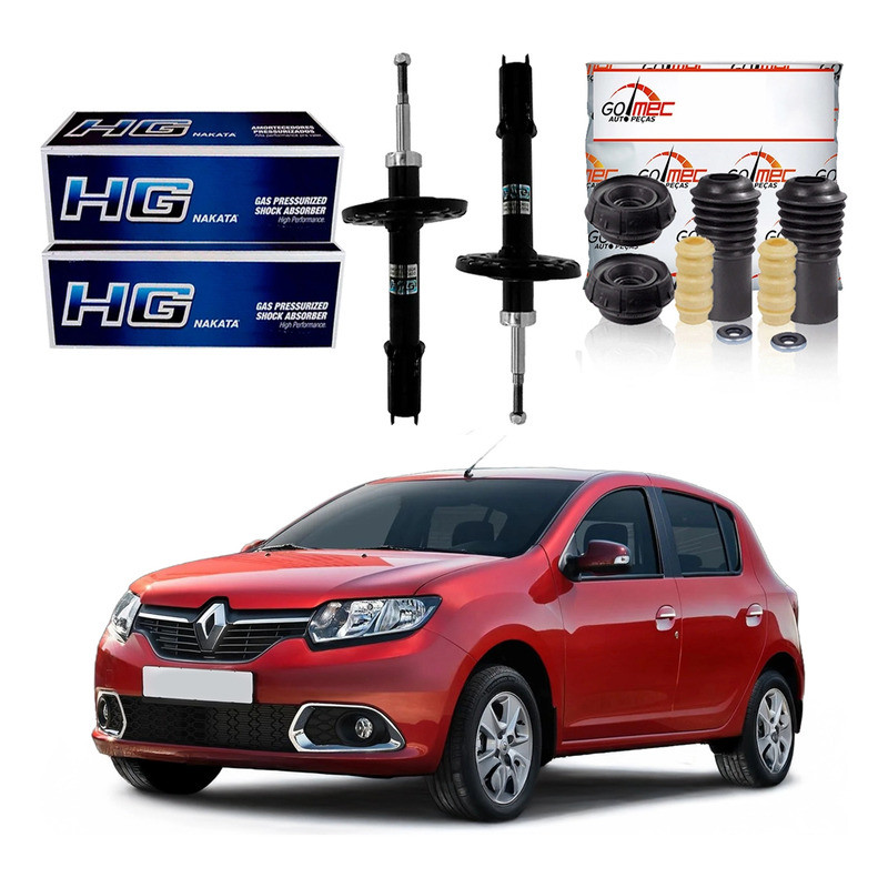 Kit Amortecedor Dianteiro' Sandero 1.0 1.6 2017 A 2020