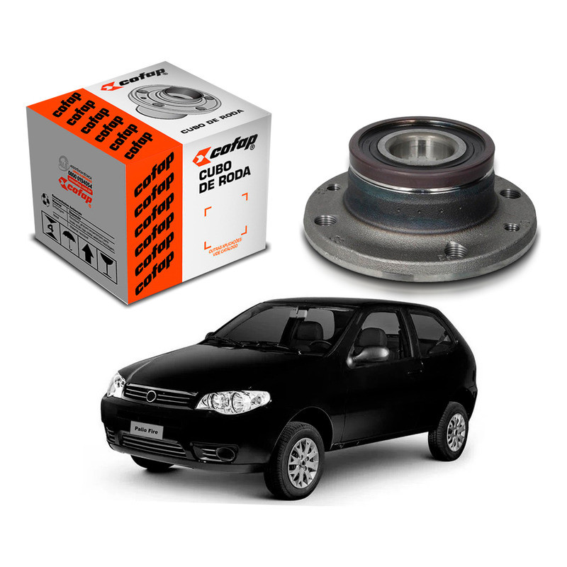 Cubo De Roda Traseiro Abs Palio 1.0 2004 A 2017