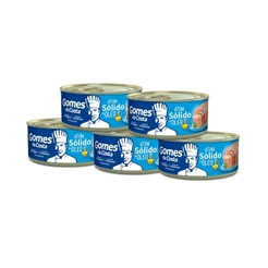 Kit 5 UN - Atum Sólido em Óleo - 170g - Gomes da Costa