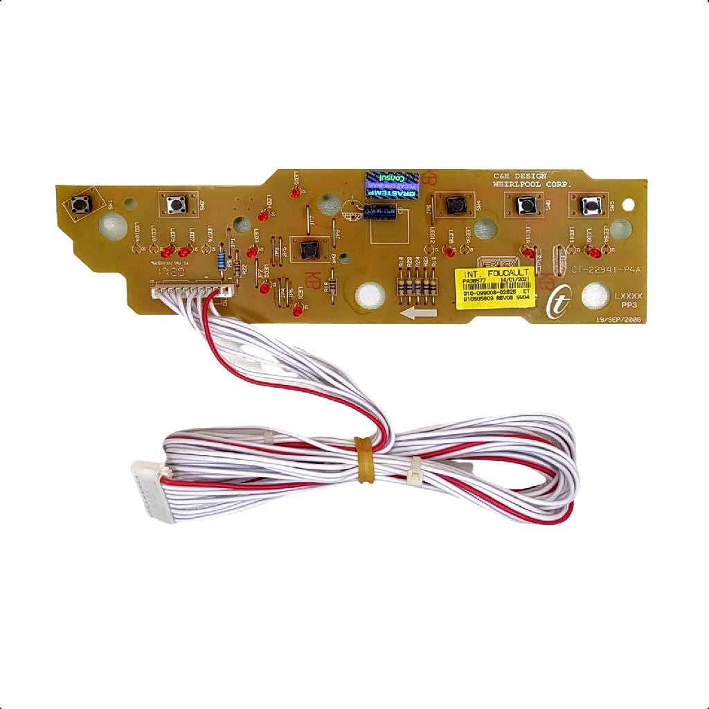 Interface Placa Lavadora 10kg Consul BWC10A Original