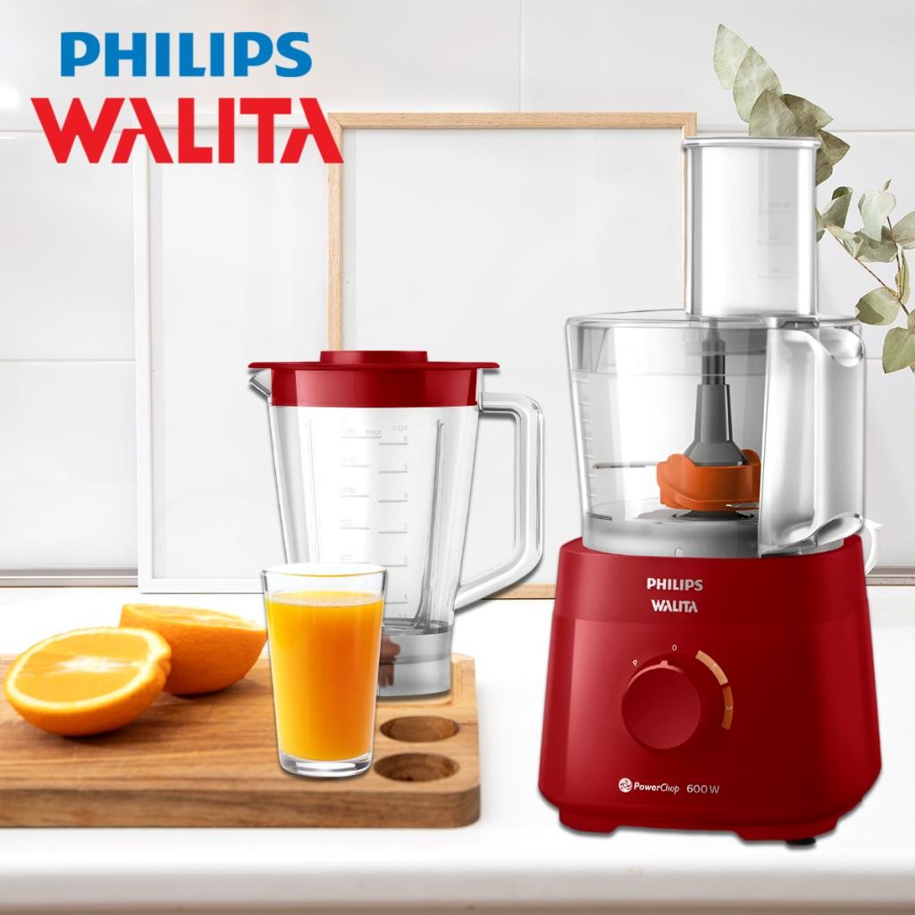 Detalhes do Multiprocessador Philips Walita Powerchop 600w Ri7300 Vermelho 110V 1,5 Litros com Espremedor