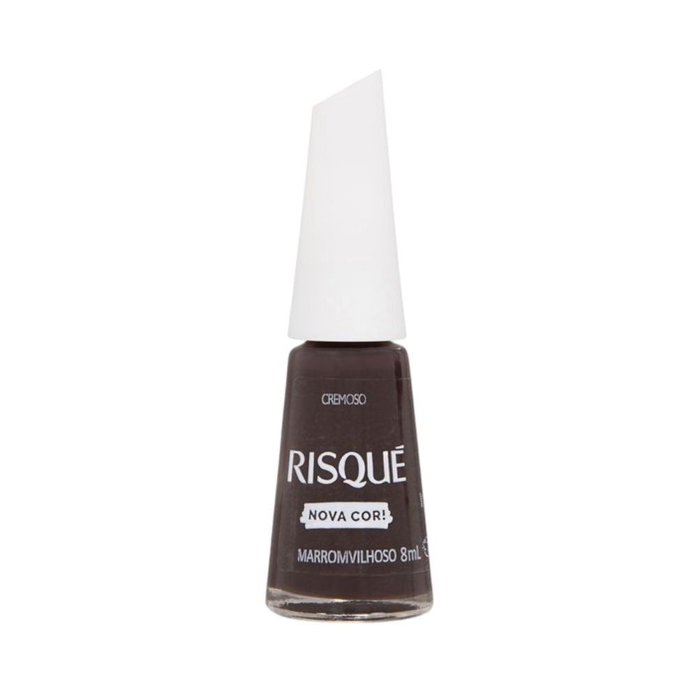 Esmalte Risqué Marromvilhoso 8ml em Oferta na Shopee