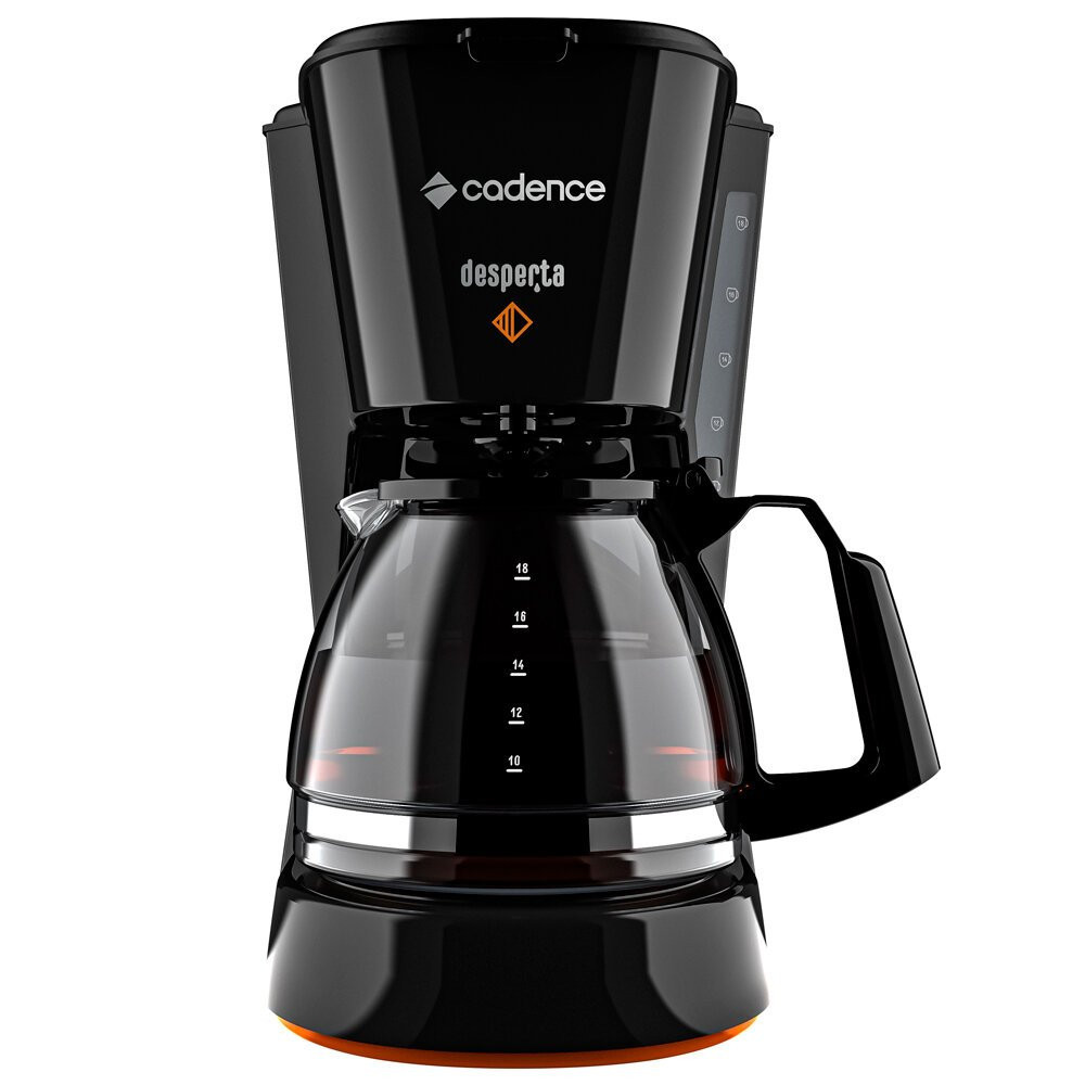 Cafeteira Elétrica Cadence, Desperta Contrast, 750mls, 600W, Preta - CAF338 em Oferta na Shopee