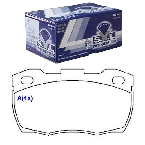 Pastilha De Freio Dianteira Defender 110 1994 A 2007 / Defender 130 2000 A 2005 / Defender 90 1990 A 2007