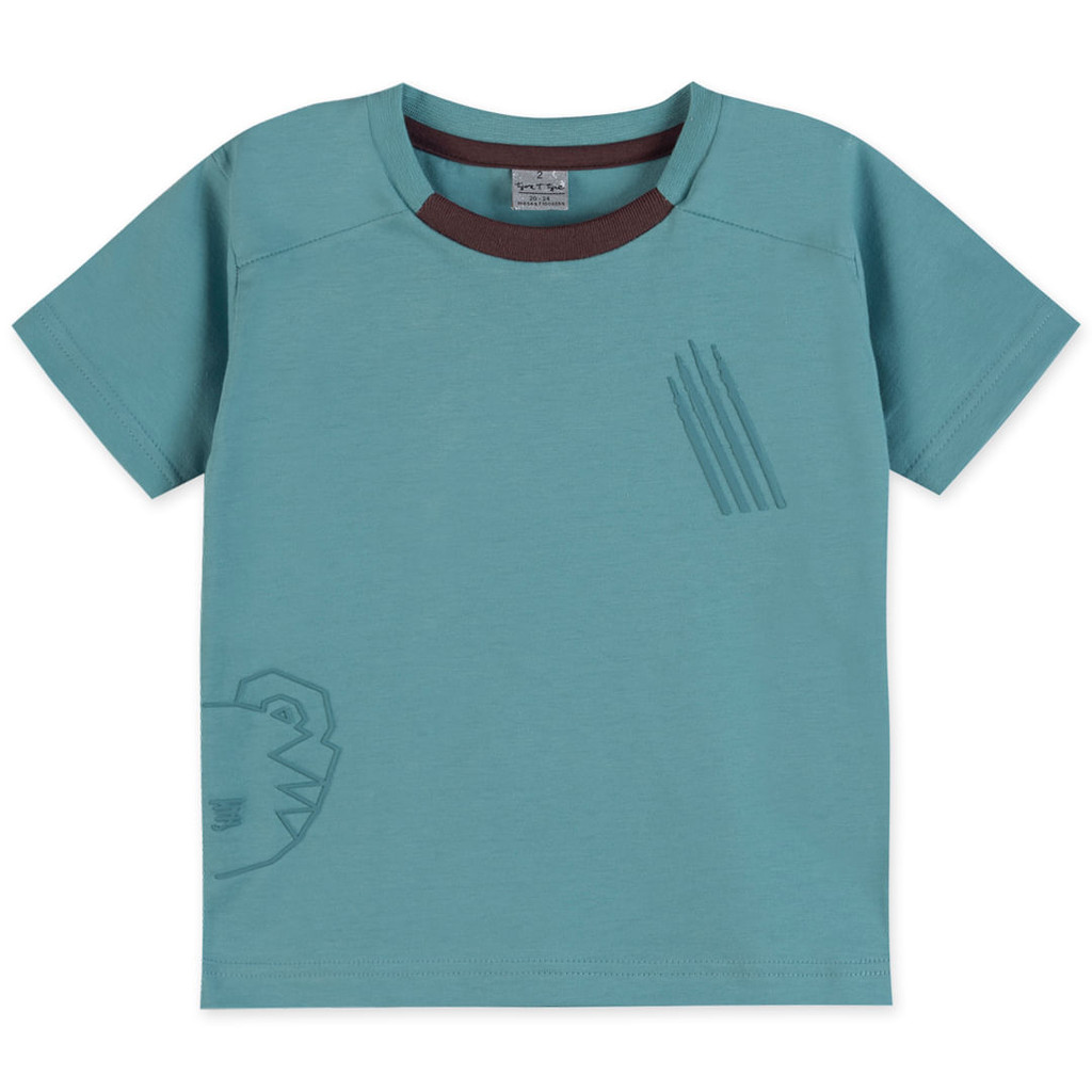 Camiseta Manga Curta Bebê Masculino Tigor T. Tigre em Oferta na Shopee