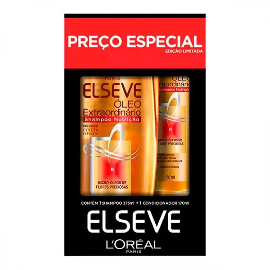 Kit Elseve Óleo Extraordinário Shampoo 375ml + Condicionador 170ml