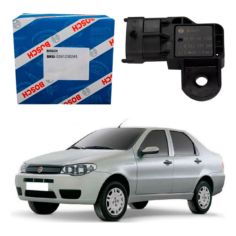 Sensor Map Bosch Siena 1.0 1.4 2004 A 2010 em Oferta na Shopee