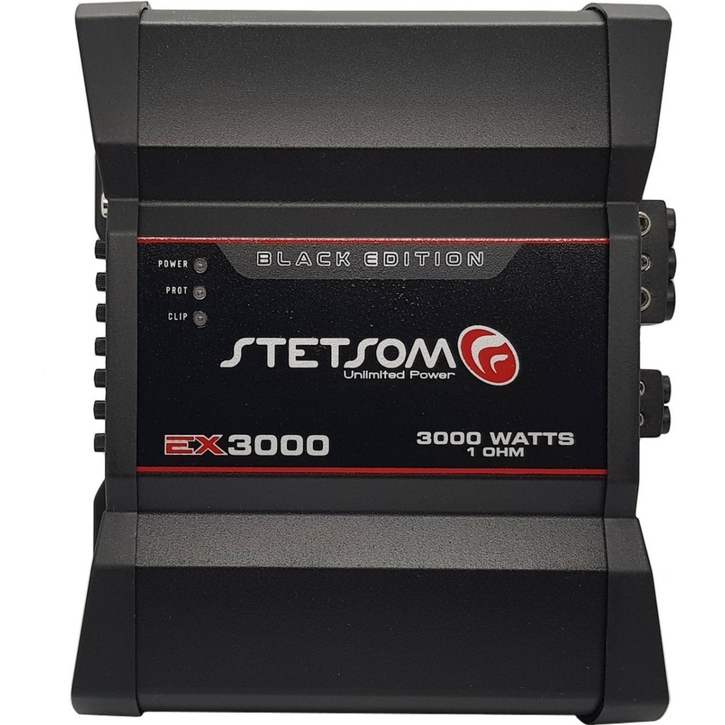 Modulo Potencia Stetsom Ex3000 Black 1 Ohm 3000 Rms