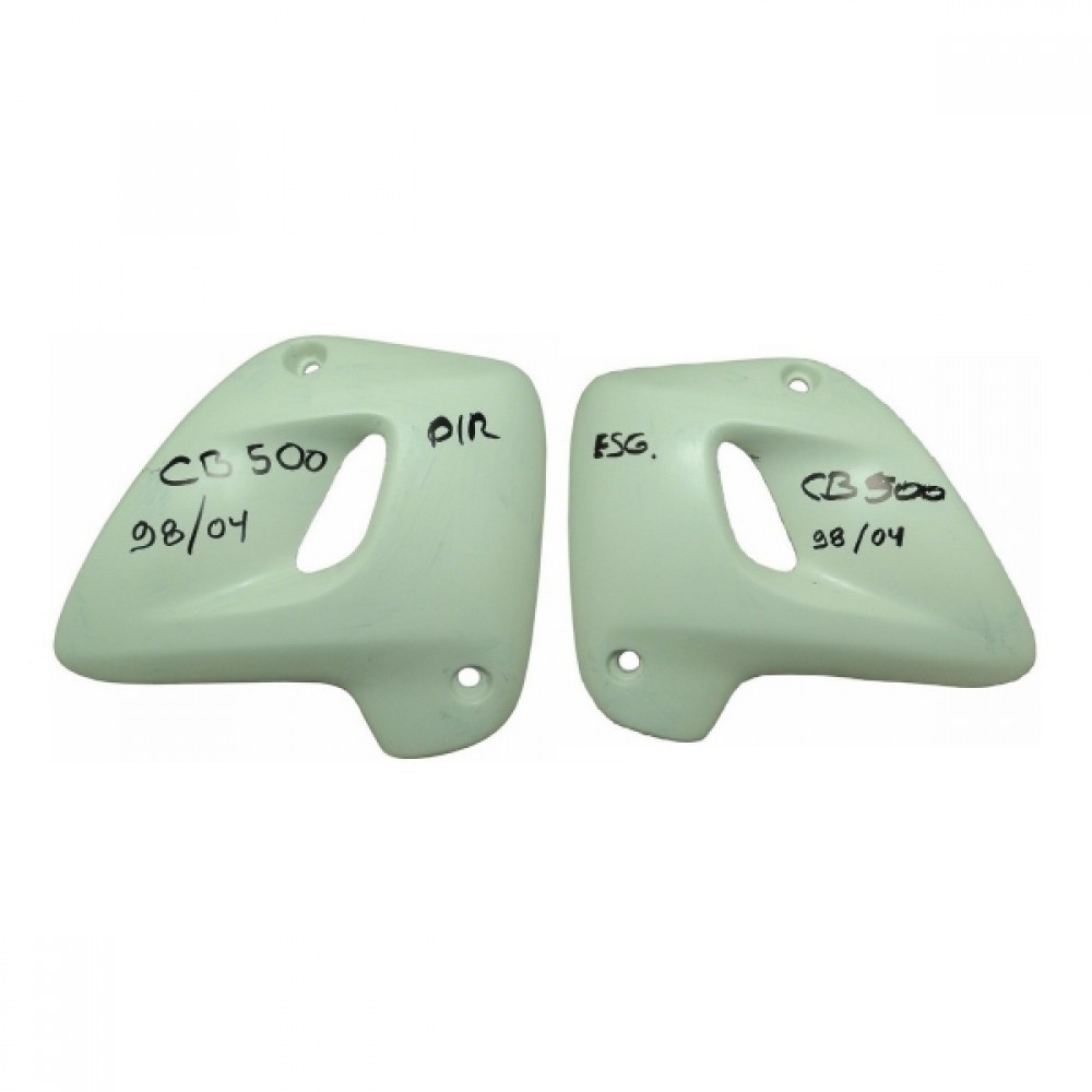 Par De Aba Aleta Lateral Tanque Moto Cb500 Cb 500 98/04 Carenagem Modelo Original S/ Pintura