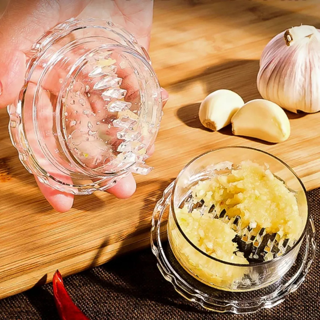 TRITURADOR DE ALHO MOEDOR MANUAL DE TEMPEROS E ERVAS MULTIUSO DE COZINHA