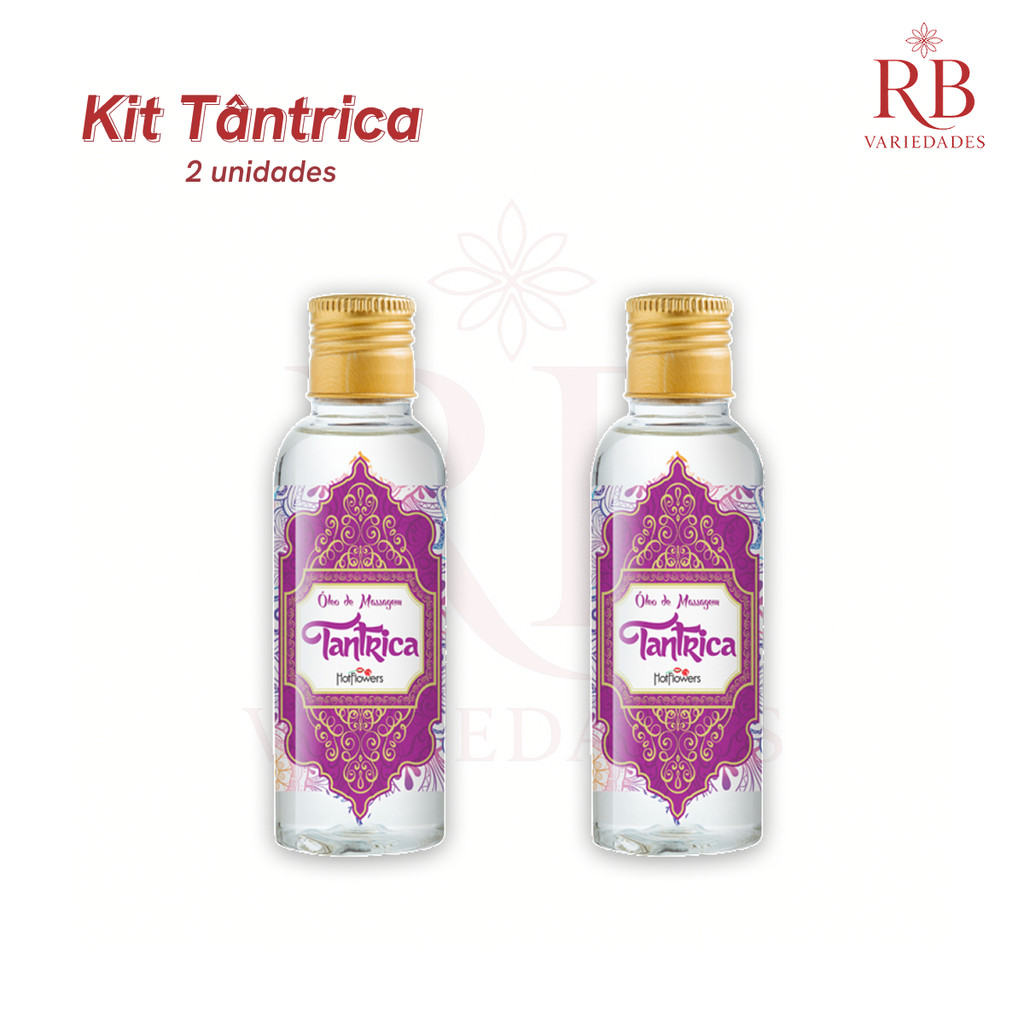 Kit Óleo de Massagem Tântrica - 2 Unidades