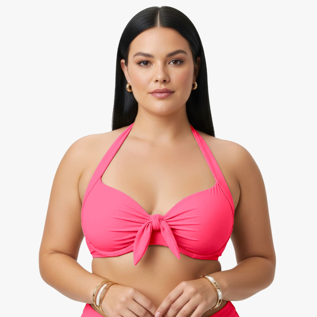 Biquíni Cores Lisas Nó Alta Sustentação Bojo E Aro Reforçado Avulso Moda Praia Envio Imediato