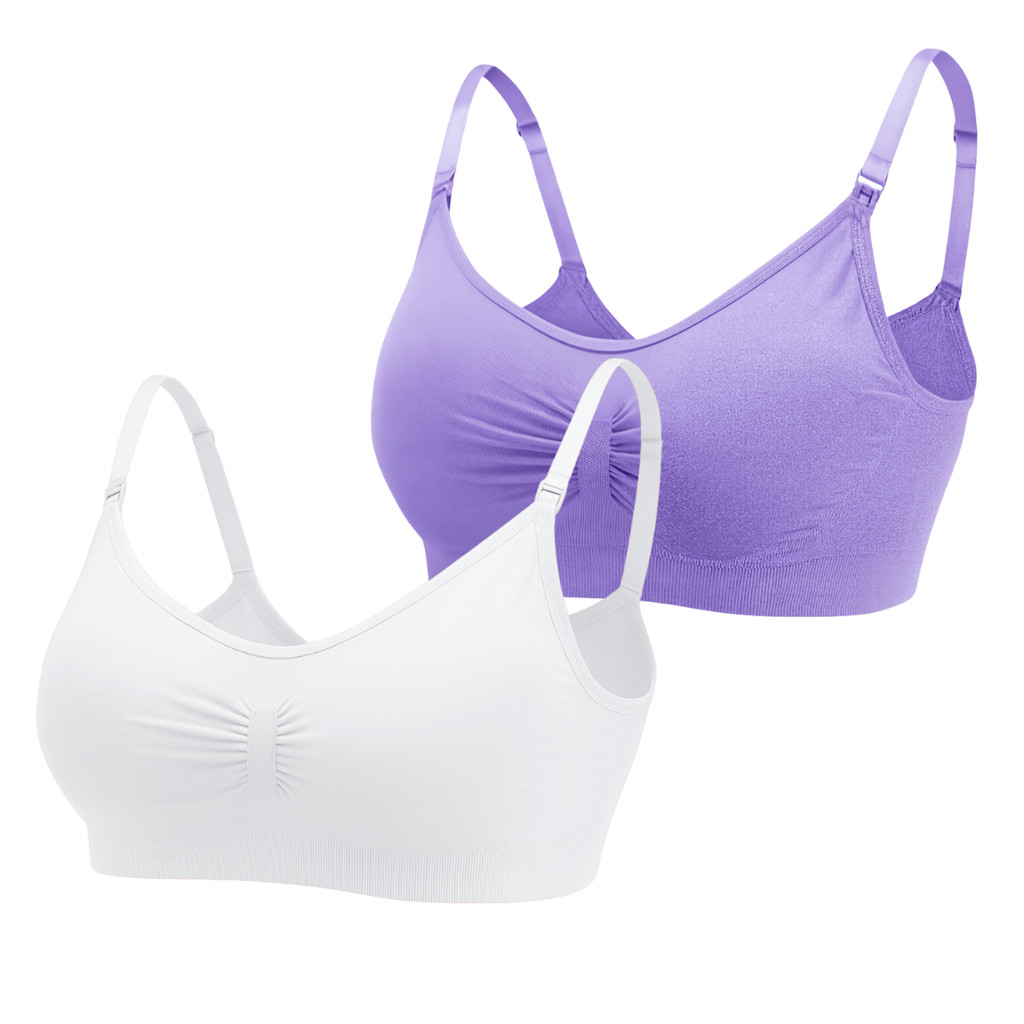 Kit 2 Top Sutiã Com Alça E Fecho Ajustável Leve