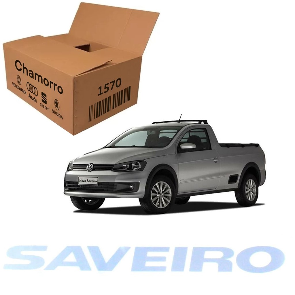 Adesivo Prata Tampa Traseira Vw Original Saveiro G5 G6 5U785341561V