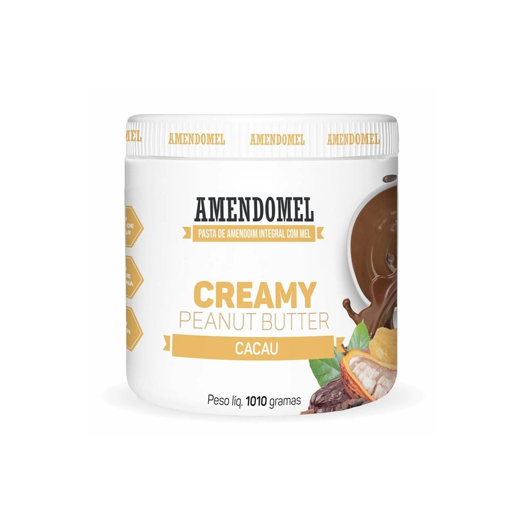Pasta de Amendoim - 1010g Mel E Cacau - AmendoMel em Oferta na Shopee