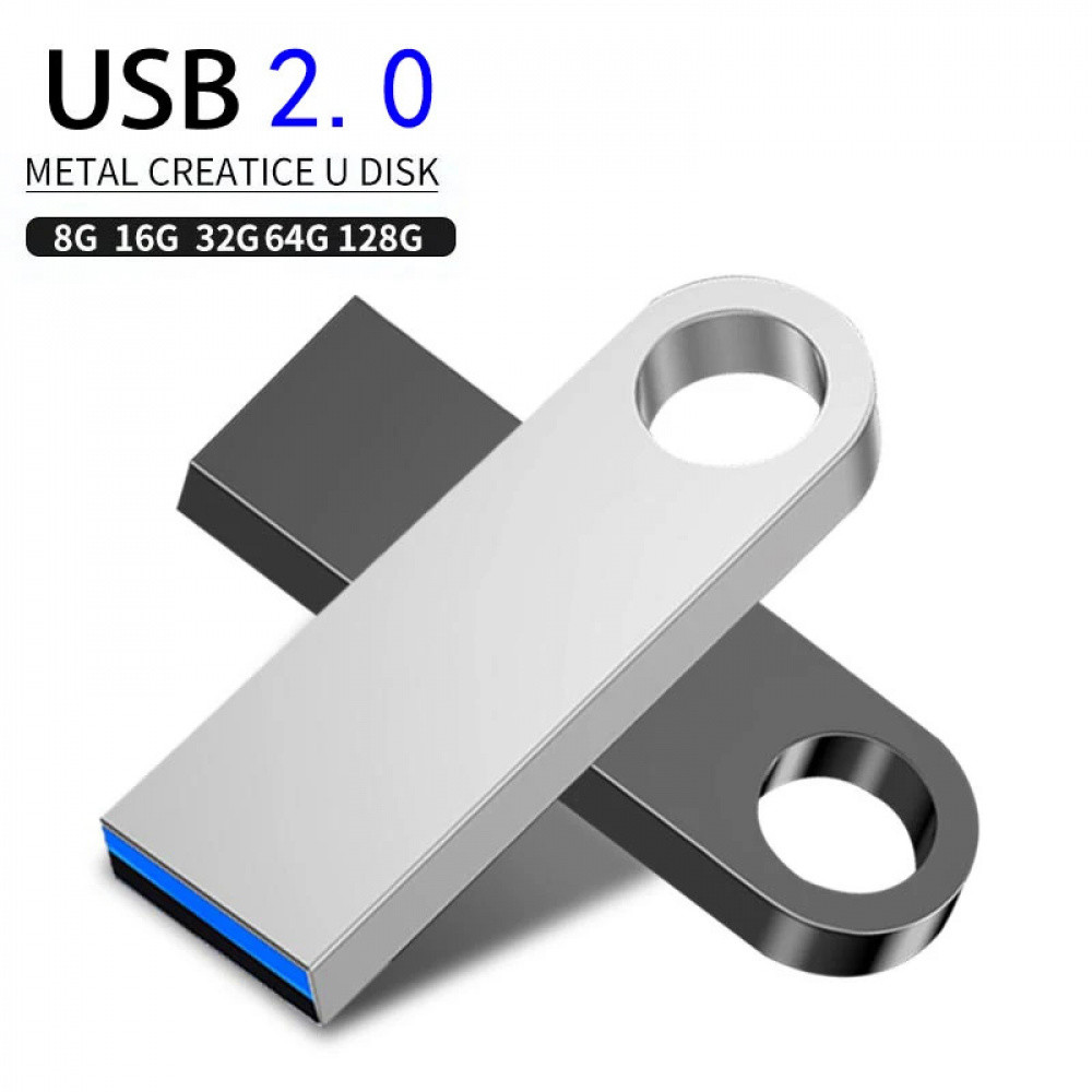 Chaveiro Multicolorido De Metal USB Stick 32GB 64GB 128GB USB2.0 Pendrive Portátil De Armazenamento De Dados