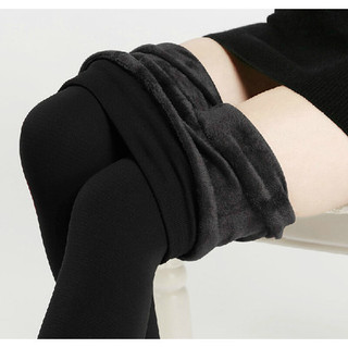 Outono inverno feminino cintura alta mais veludo engrossado colorido algodão Leggings exterior usar tamanho grande mais 