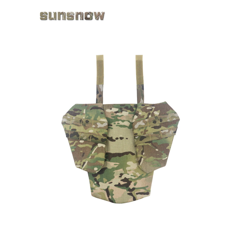 [Sun Snow] ARS Colete Tático Proteção de Virilha Universal Proteção Externa MOLLE Defletor Equipamento Tático