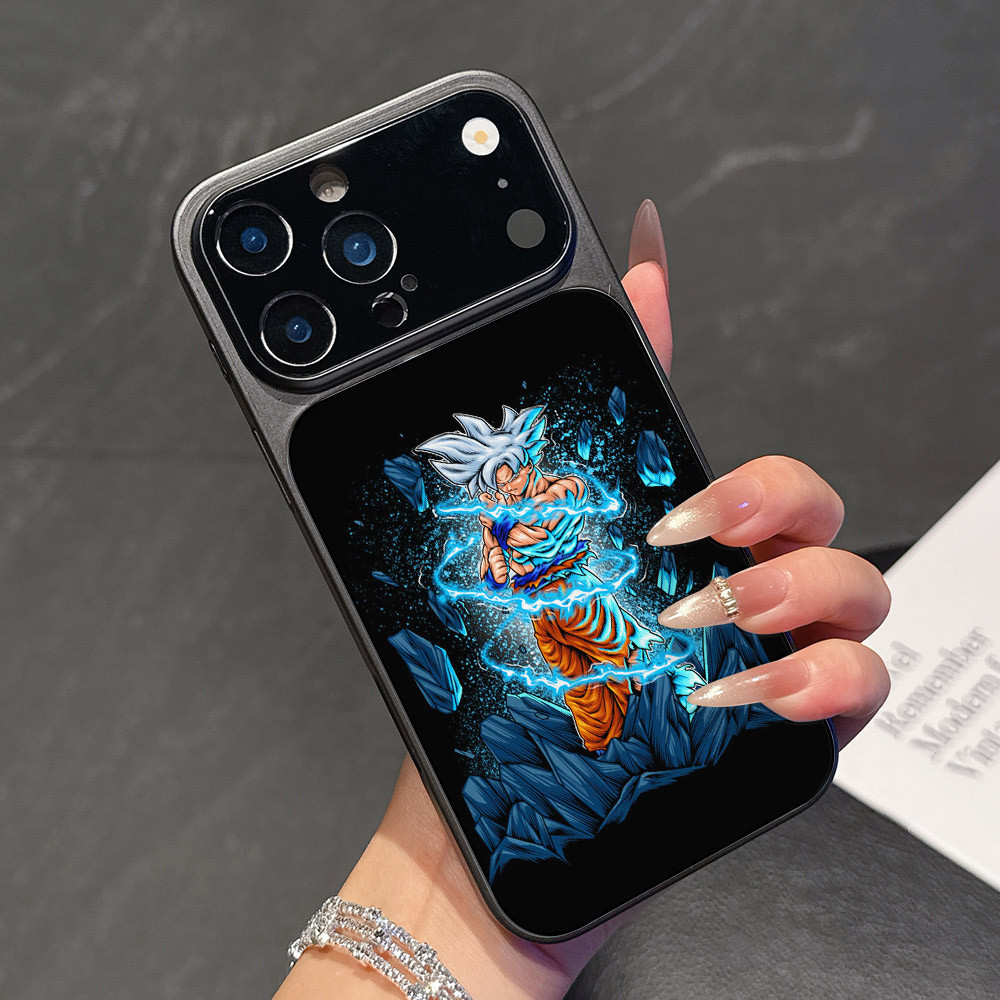 Capa de Telefone Anime Goku Super Instinct Energy para iPhone 17 16 15 14 13 12 11