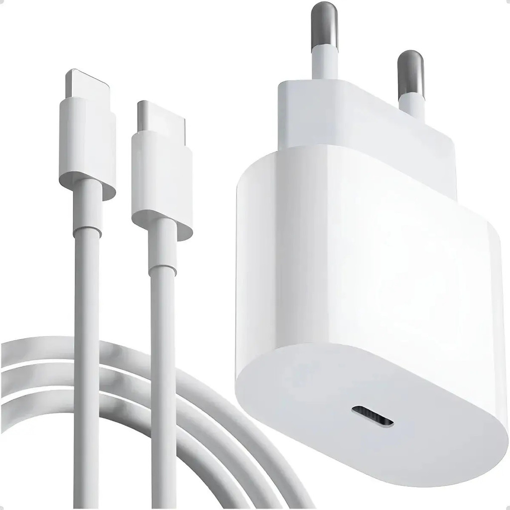 Carregador Compativel Apple Turbo 35w 15 A 16 Pro Max Branco