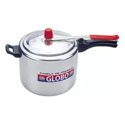 Panela de Pressão Globo Polida 4,5 Litros