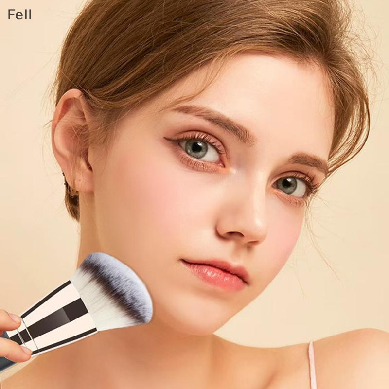 [Fel] 1/2/5PCS Pincel De Maquiagem Para Base Contorno Superior Plano/Ângulo De Ponta Dupla Mistura De Beleza Creme Corre