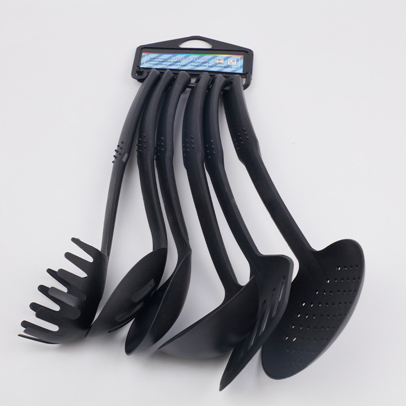 Espátula de nylon pp resistente a altas temperaturas, espátula antiaderente, conjunto de utensílios de cozinha de nylon,