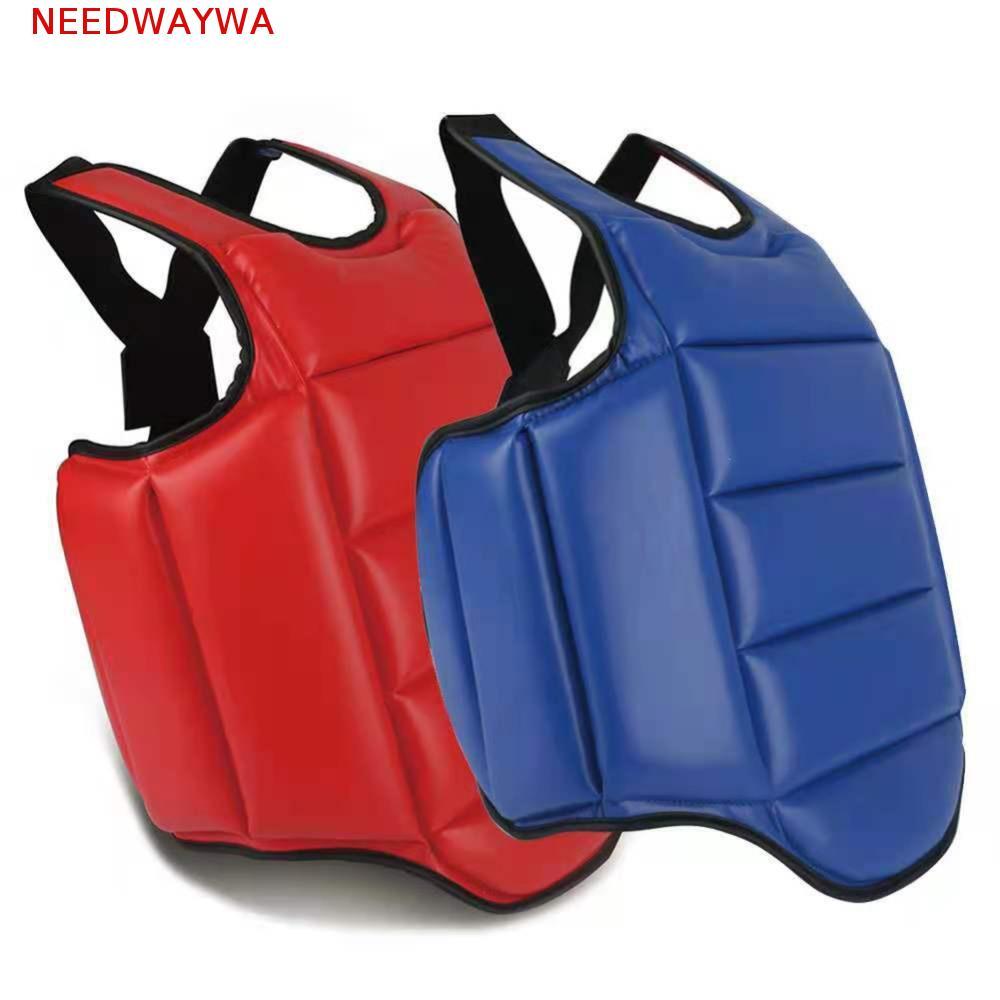 NEEDWAYWA Colete Protetor Corporal Para Artes Marciais , Uniforme De Treinamento De Espuma Vermelho/Azul/Preto/Cinza Alv