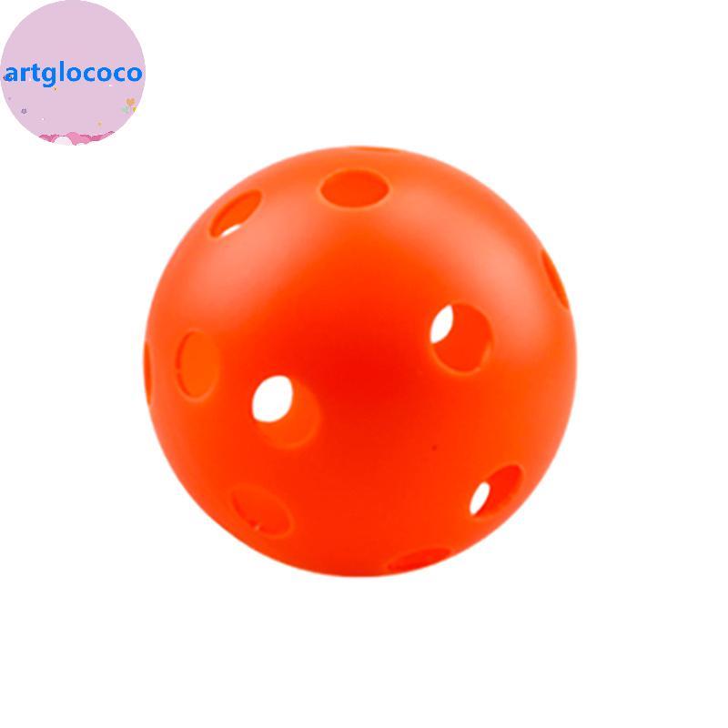 Artglococo 72MM 26 Buracos Floorball Sti Bola PE Plástico Para Campo Hoey Treinamento Rua Esporte Ao Ar Livre Prática Ge
