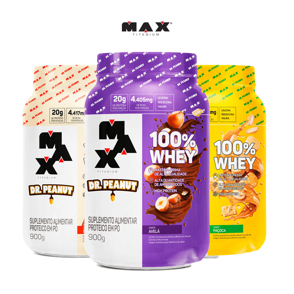 Whey Protein 100% Dr Peanut Concentrado 900g