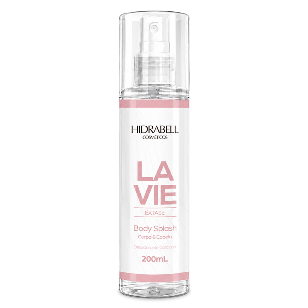 Body Splash Feminino Lavie 200ml Inspirado La Vie Est Belle Floral Gourmand Hidrabell Perfume Doce