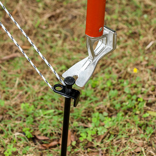 Estacas de aço reforçadas e espessas para acampamento e caminhadas ao ar livre, estacas para praia, estacas de aço para 
