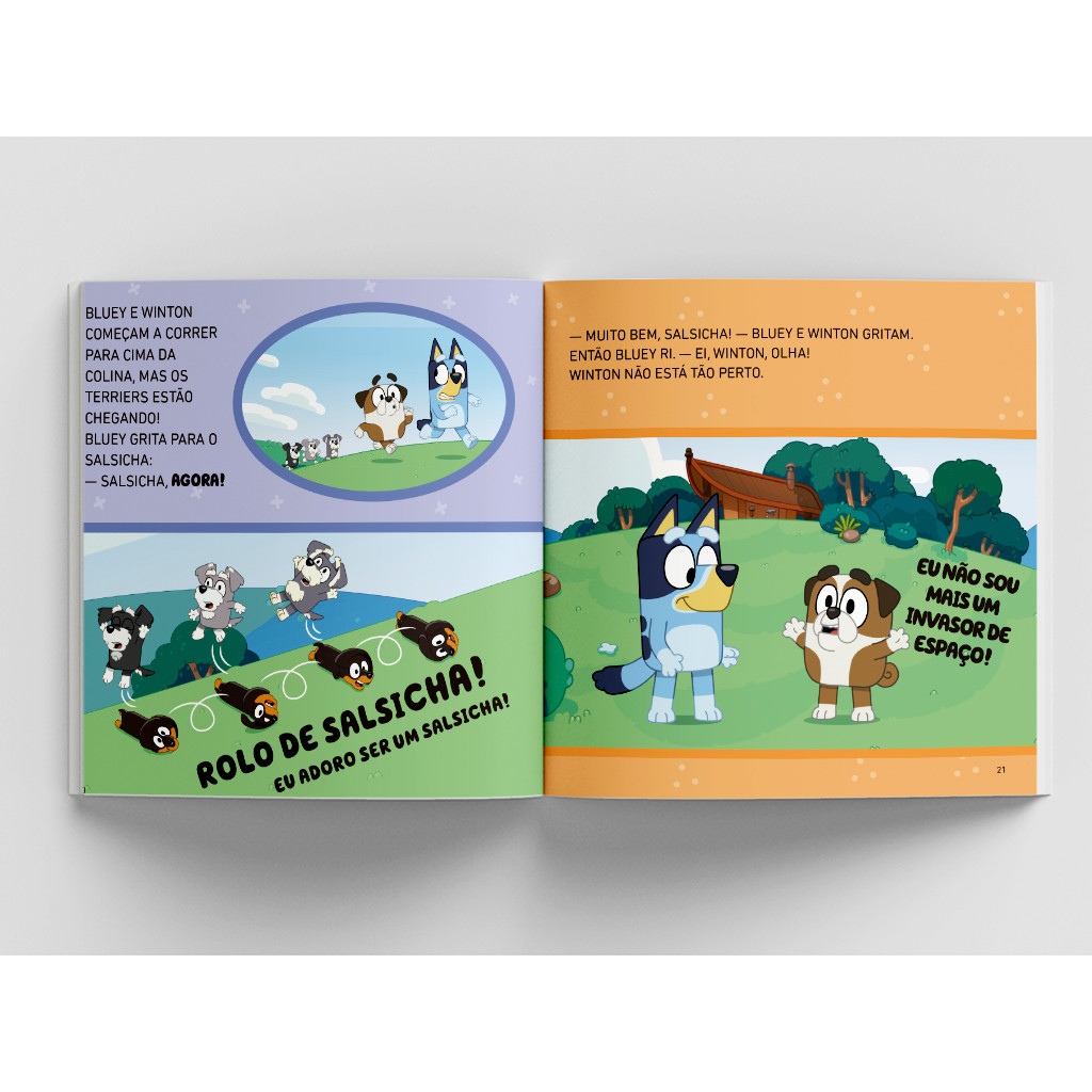 Bluey Livro de História - Máquina de escrever · foto 2