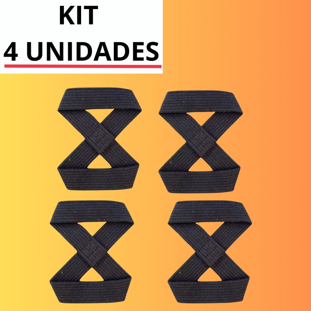 Kit 𝟮 𝗣𝗔𝗥𝗘𝗦 Strap em 𝟴 𝟭𝟬𝟬% 𝗔𝗹𝗴𝗼𝗱𝗮̃𝗼 Premium Crossfit e Academia