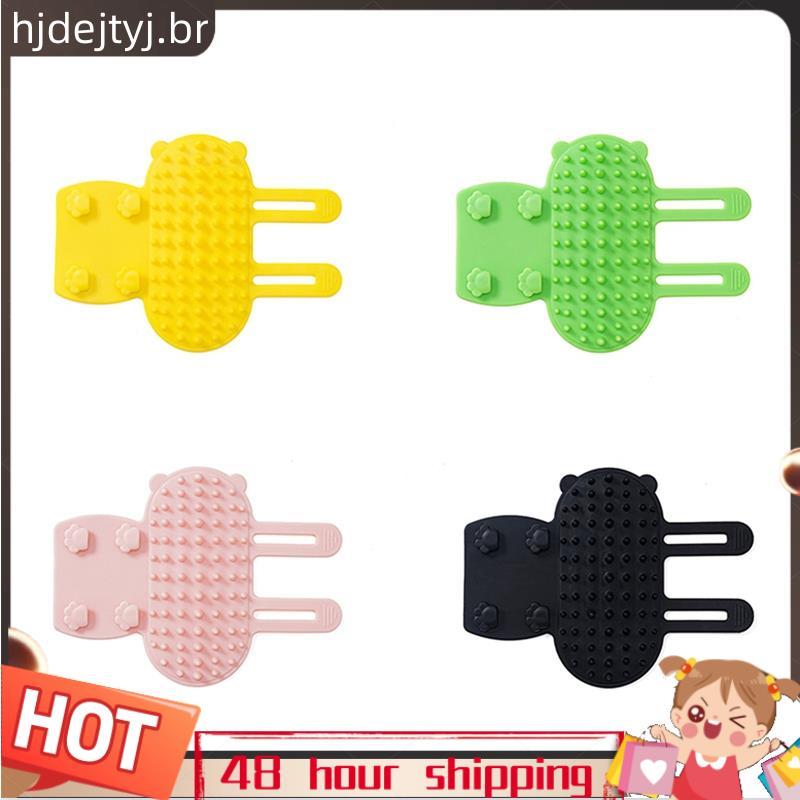 8 Pçs Ajustável Gato Auto Groomer Escova Canto Coçar Mesa Perna Silicone Massagem Pente