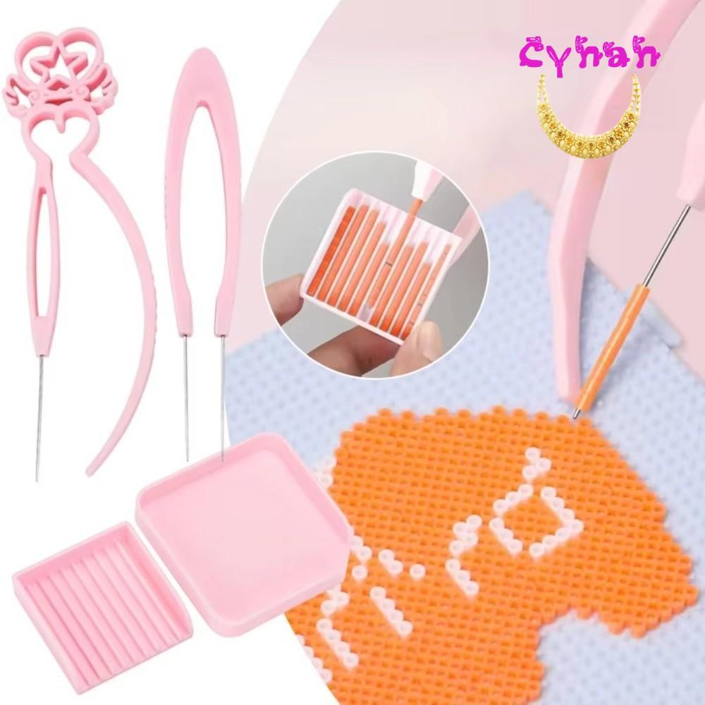 Kit De Bandeja Para Colheita De Contas De Fusível CYNAN , Plástico Feitas À Mão DIY , Pinça De Agulha Única