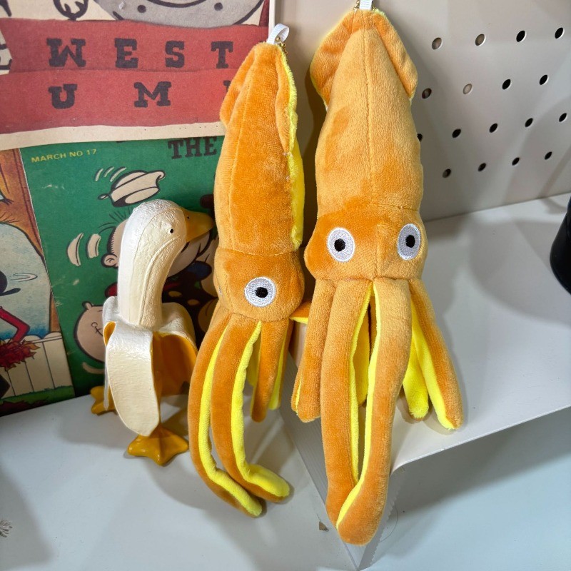 Série Oceano Dos Desenhos Animados Polvo Lula Bonito Saco De Pelúcia Pingente Boneca Agarrando Máquina